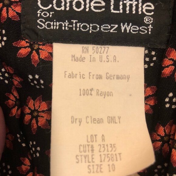 🕰 Vintage Carole Little for Saint-Tropez West Jacket – Made in USA 🕰 - Picture 12 of 13